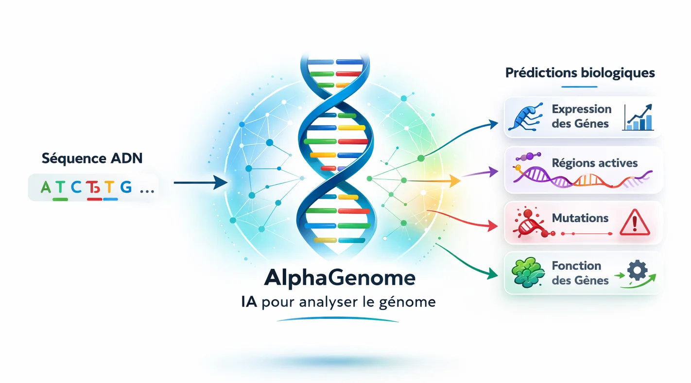 AlphaGenome : l’intelligence artificielle qui décode le langage caché du génome